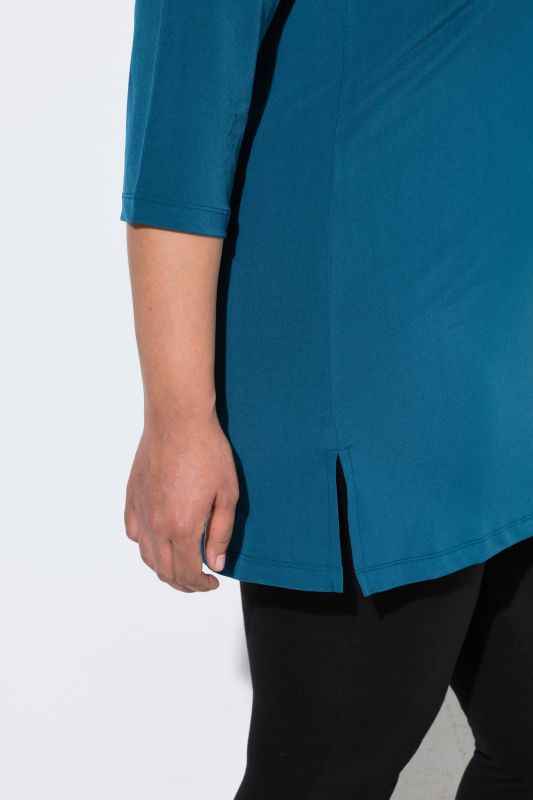Matte Jersey Round Neck Tunic