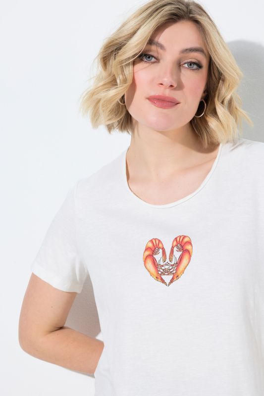 Shrimp Heart Short Sleeve Graphic Tee