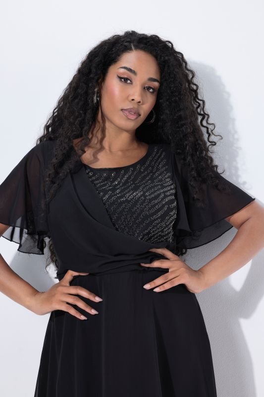 Sparkling Chiffon Cocktail Dress