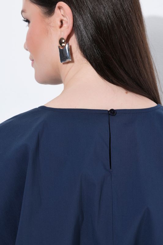 Pleated Cap Sleeve Pocket Dress