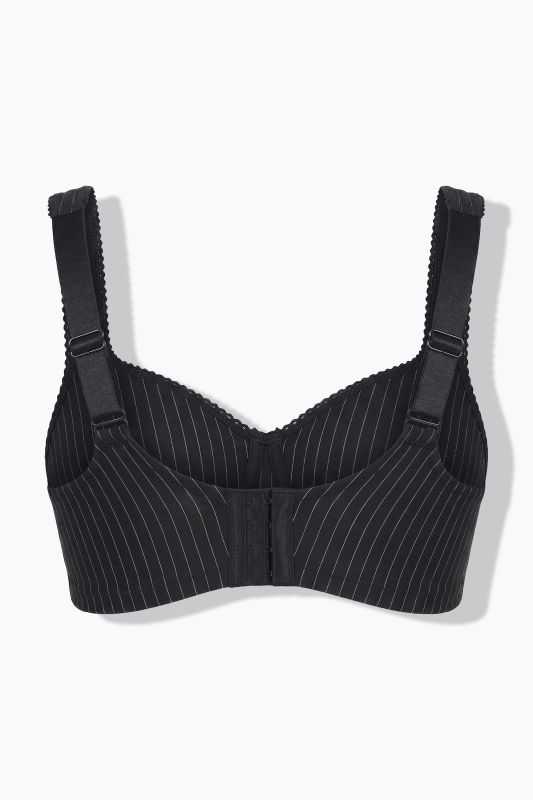 Pinstripe Underwire-Free Bra