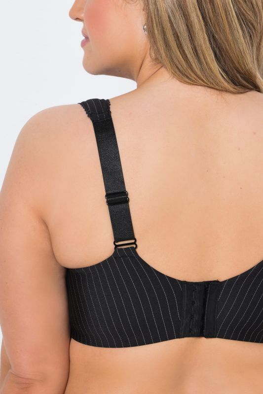Pinstripe Underwire-Free Bra