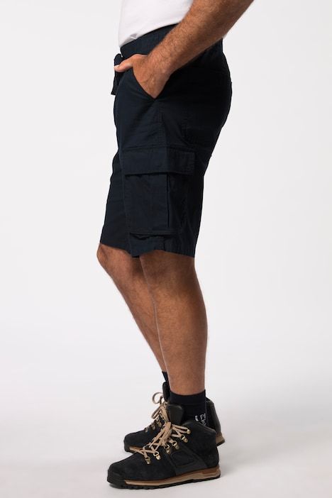 Trekking, cargo bermuda, ribstop, slip waistband