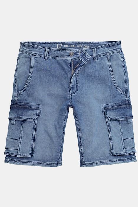 FLEXNAMIC® denim cargo Bermuda shorts