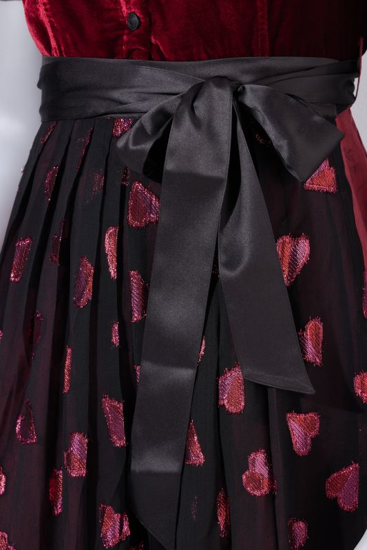 Sequined Heart Velvet Dirndl