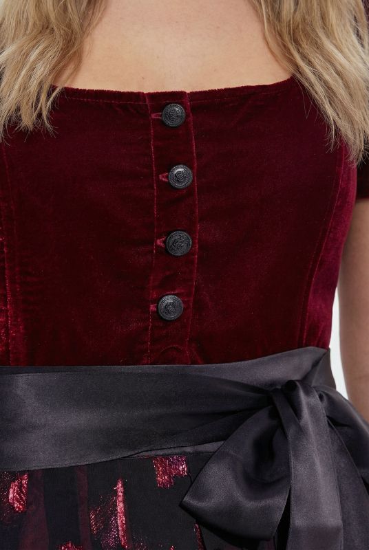 Sequined Heart Velvet Dirndl