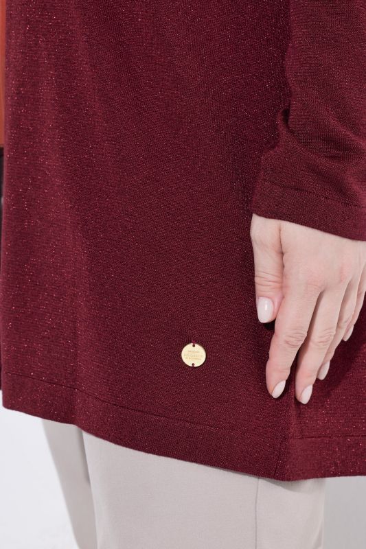 Sparkling Open Shape Cardigan