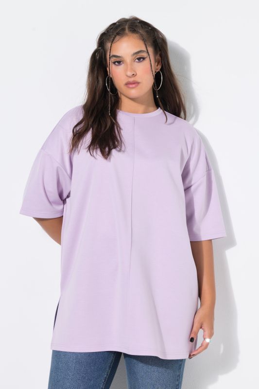 Decorative Seam Scuba Jersey Tee