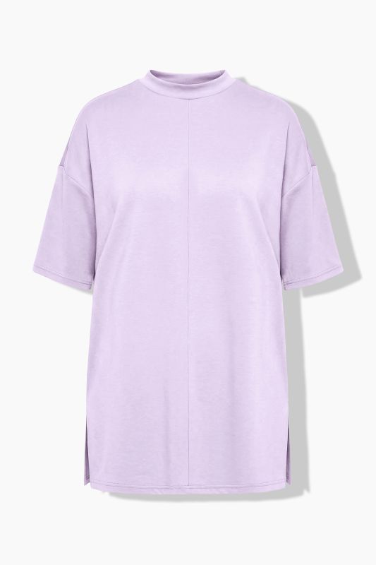 Decorative Seam Scuba Jersey Tee
