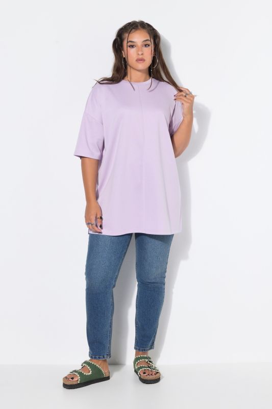 Decorative Seam Scuba Jersey Tee
