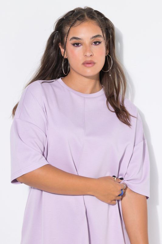 Decorative Seam Scuba Jersey Tee