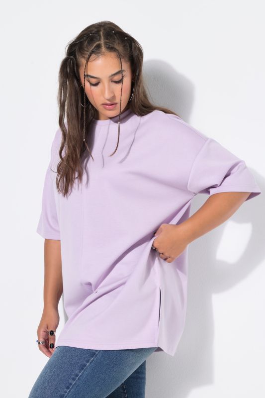Decorative Seam Scuba Jersey Tee