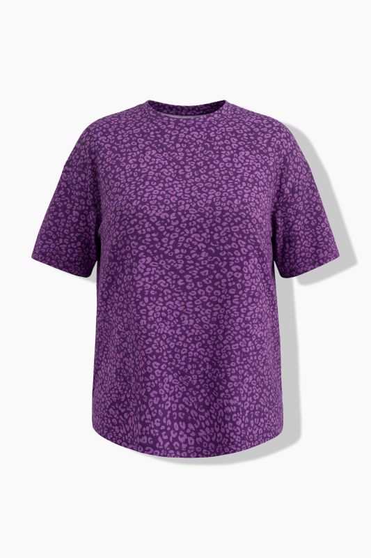 Get Strong Leopard Print Performance Tee