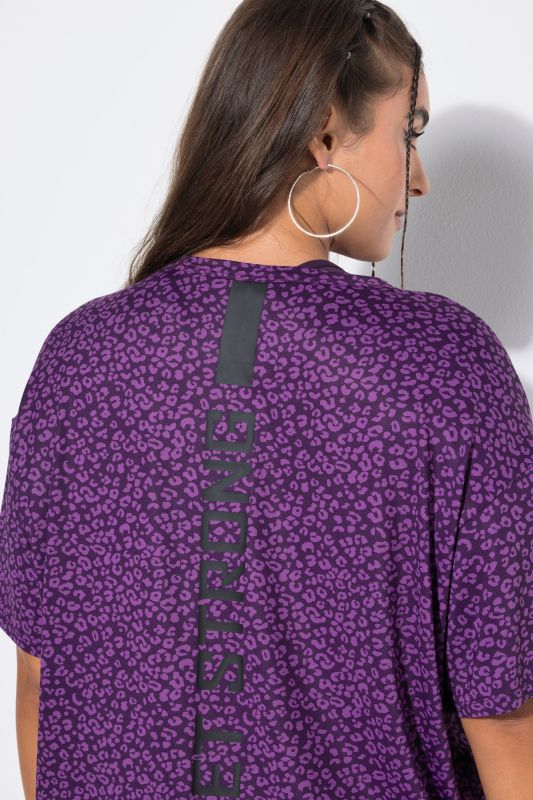 Get Strong Leopard Print Performance Tee