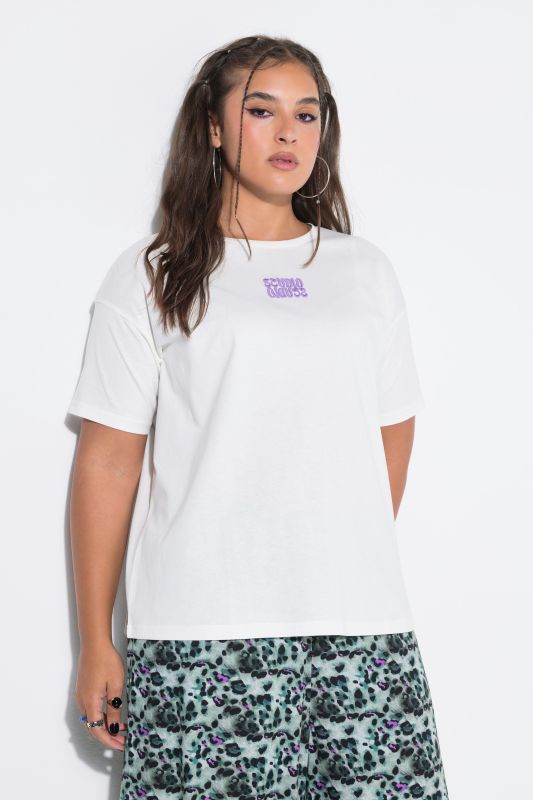 Embroidered Lettering Tee