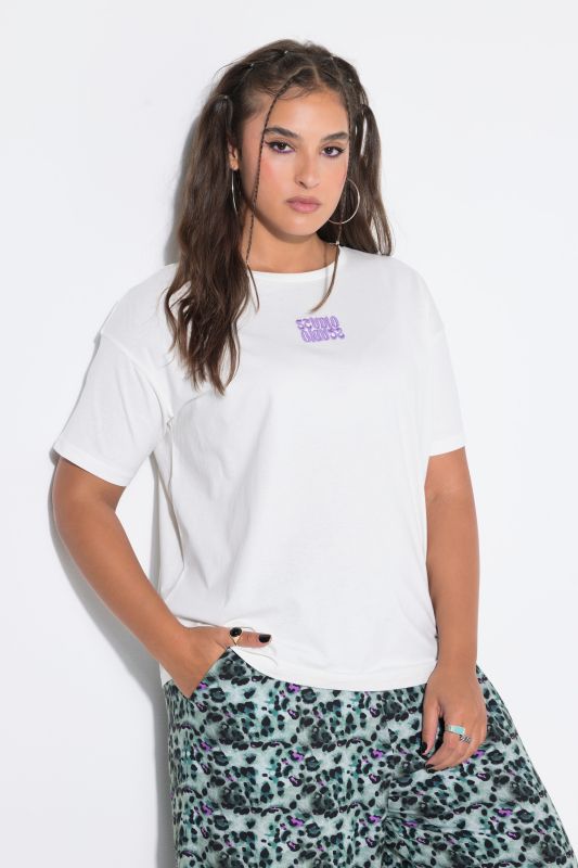 Embroidered Lettering Tee