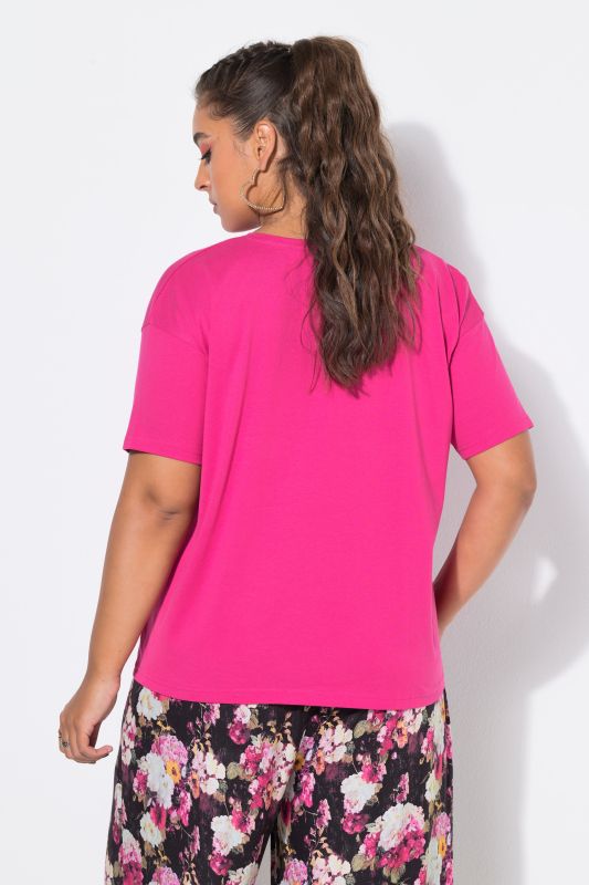 Embroidered Lettering Tee