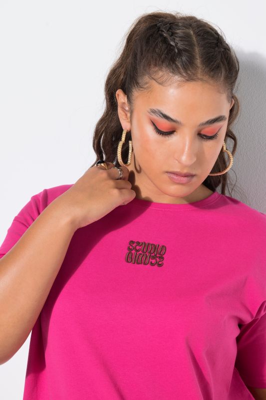 Embroidered Lettering Tee