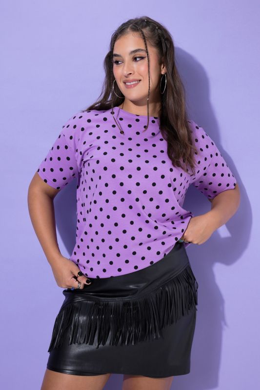 Short Sleeve Polka Dot Tee
