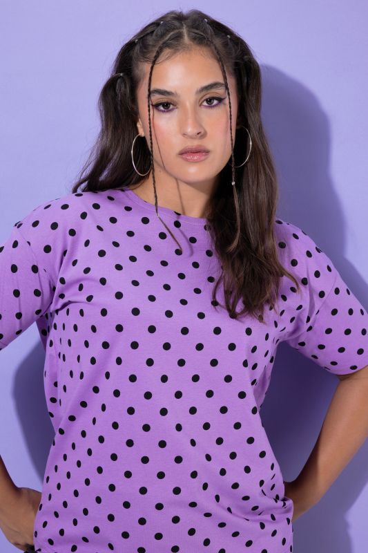 Short Sleeve Polka Dot Tee