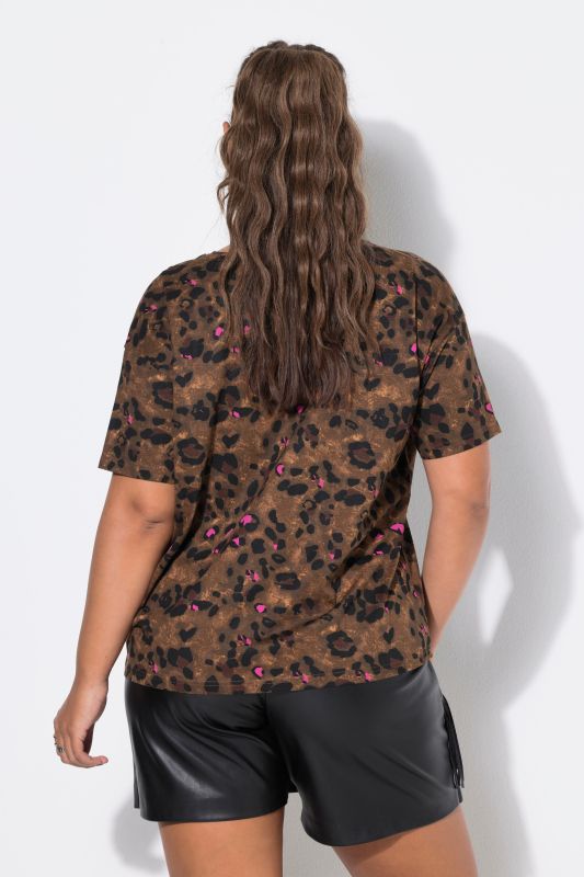 Leopard Print Short Sleeve Tee