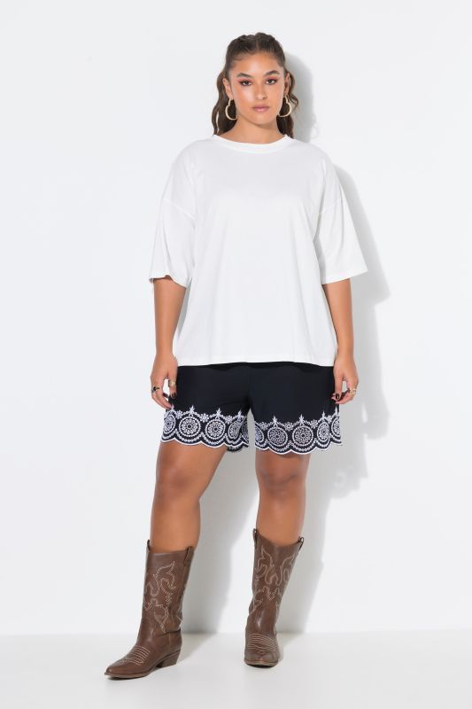 Pearl Fringe Oversized Tee