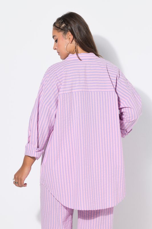 Риза Seersucker с райета.