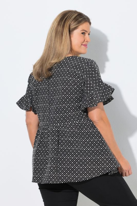 Eco Cotton Floral Embroidered A-Line Tunic