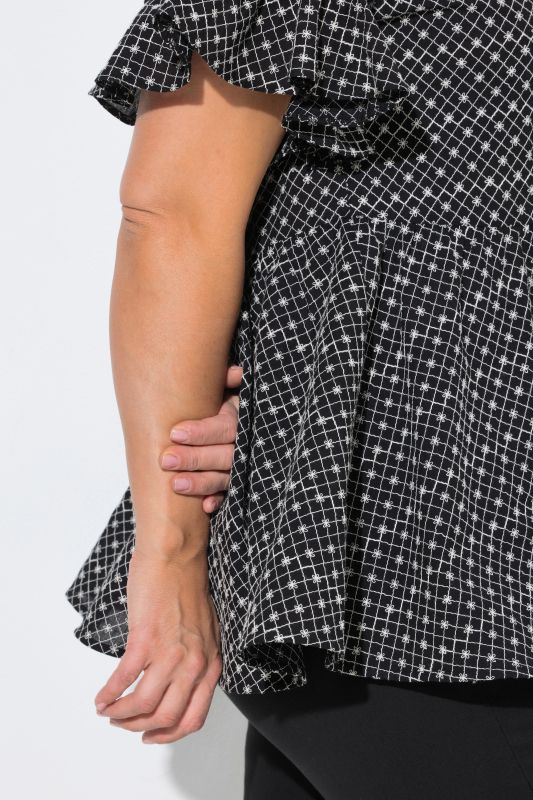 Eco Cotton Floral Embroidered A-Line Tunic