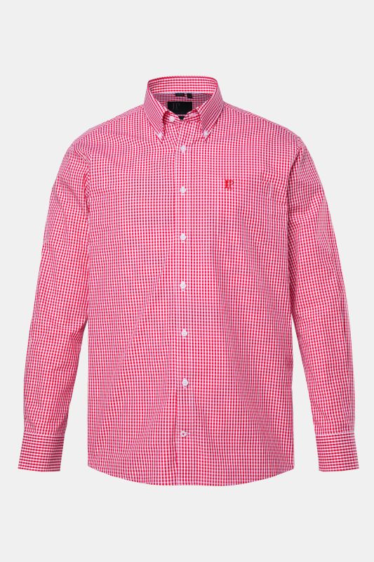 Easy Care Button Down Collar Comfort Fit Check Shirt