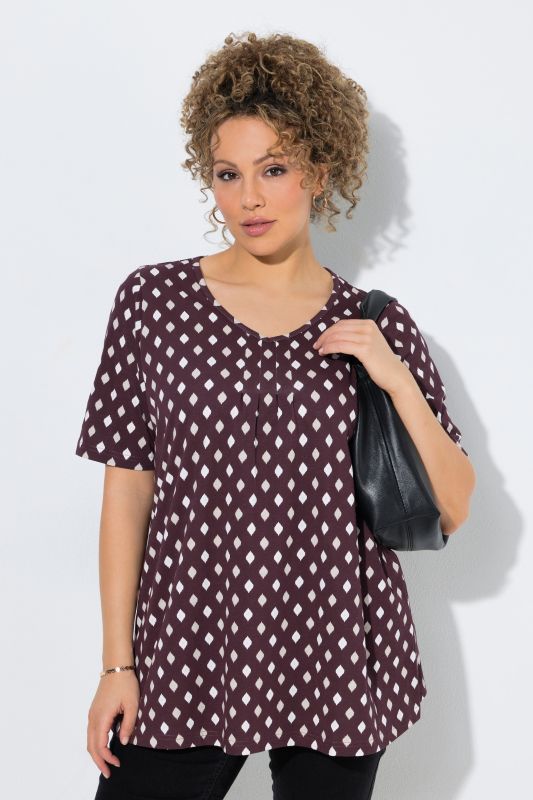 Ogee Print Short Sleeve Tee