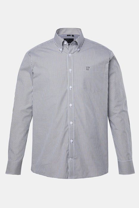 Easy Care Button Down Collar Comfort Fit Check Shirt