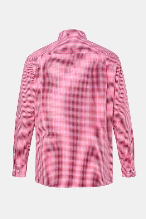Easy Care Button Down Collar Comfort Fit Check Shirt