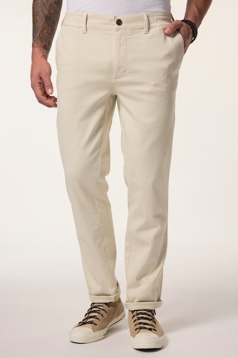 Chino trousers, FLEXNAMIC®, elastic waistband, up to size 72