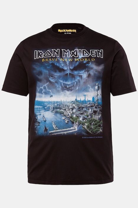 Тениска с голям принт Iron Maiden