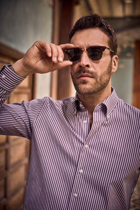 Striped shirt, FLEXNAMIC®