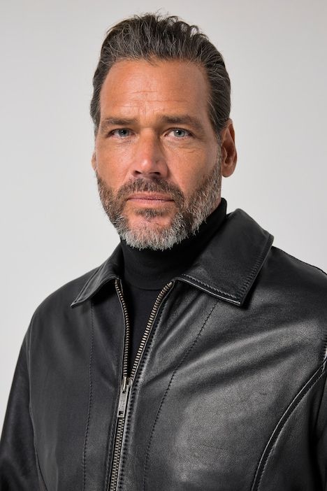 Leather jacket, lamb nappa