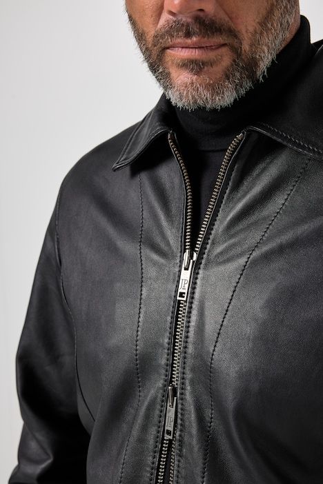 Leather jacket, lamb nappa