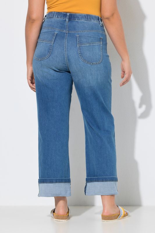 Wide Leg Comfort Waist Jeans