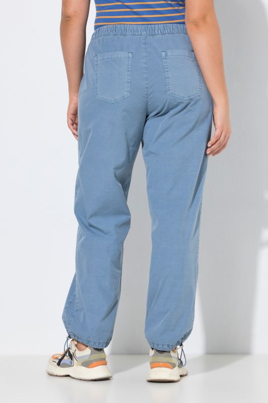 Wide Leg Drawstring Waist Pants