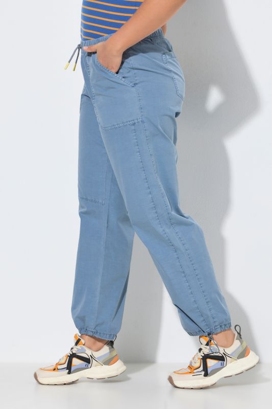 Wide Leg Drawstring Waist Pants
