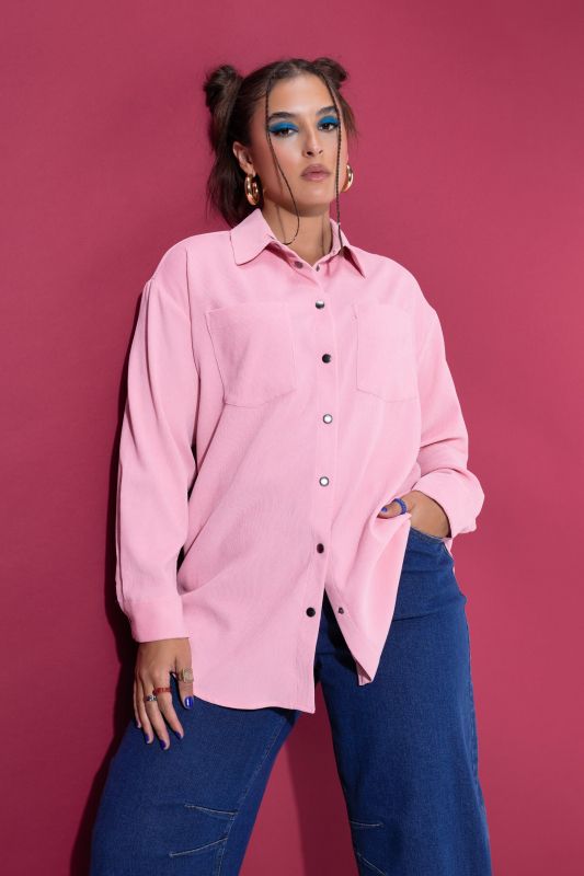 Oversized Fit Corduroy Shirt