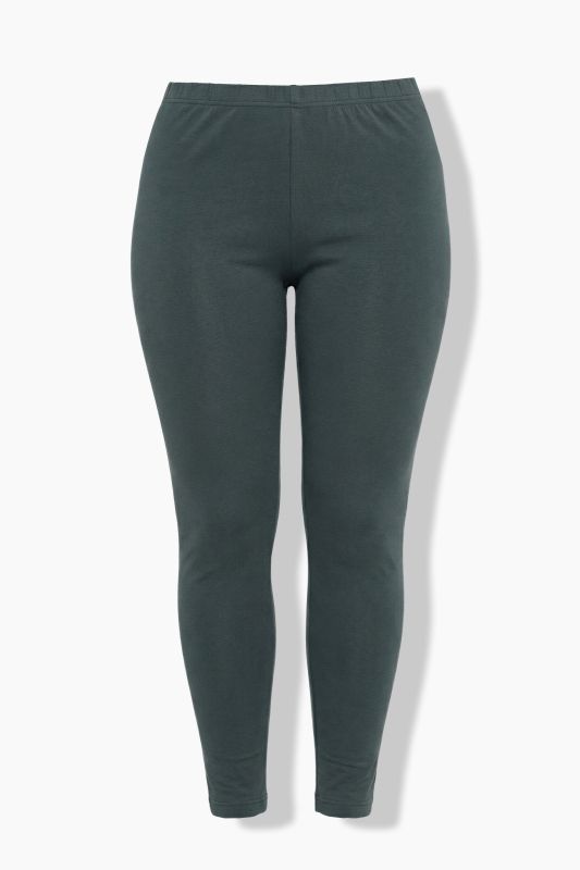 Basic Stretch Knit Ankle Length Leggings