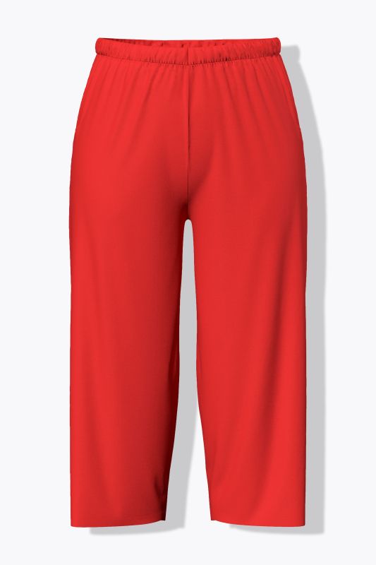 Cotton Knit Crop Pants