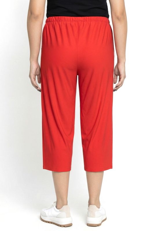 Cotton Knit Crop Pants