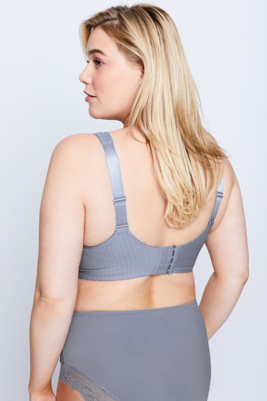Kelly Pinstripe Support Bra