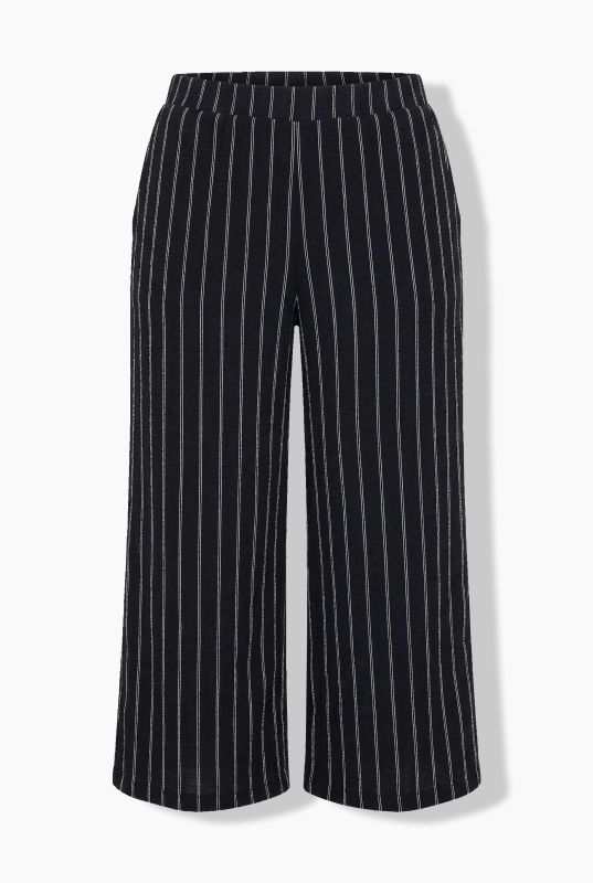 Pinstripe Wide Leg Pants