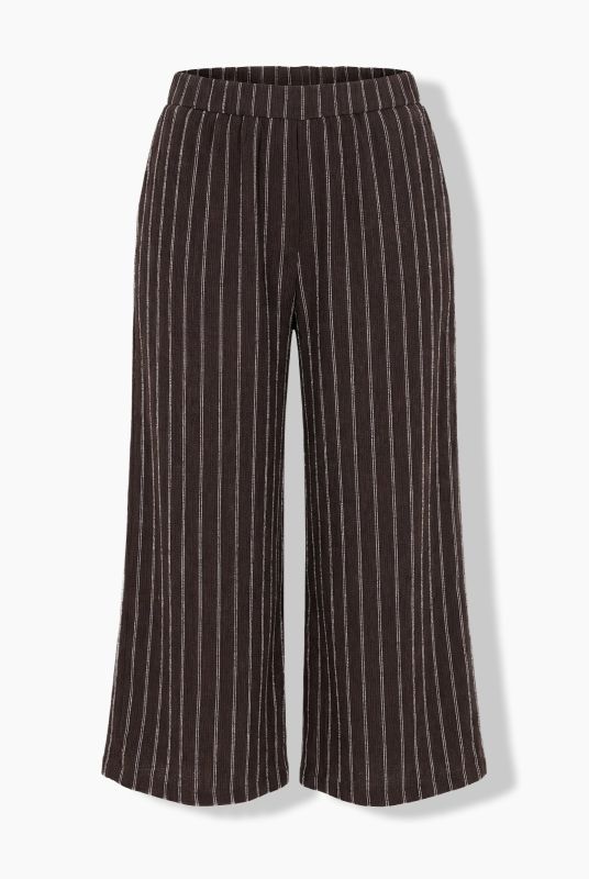 Pinstripe Wide Leg Pants
