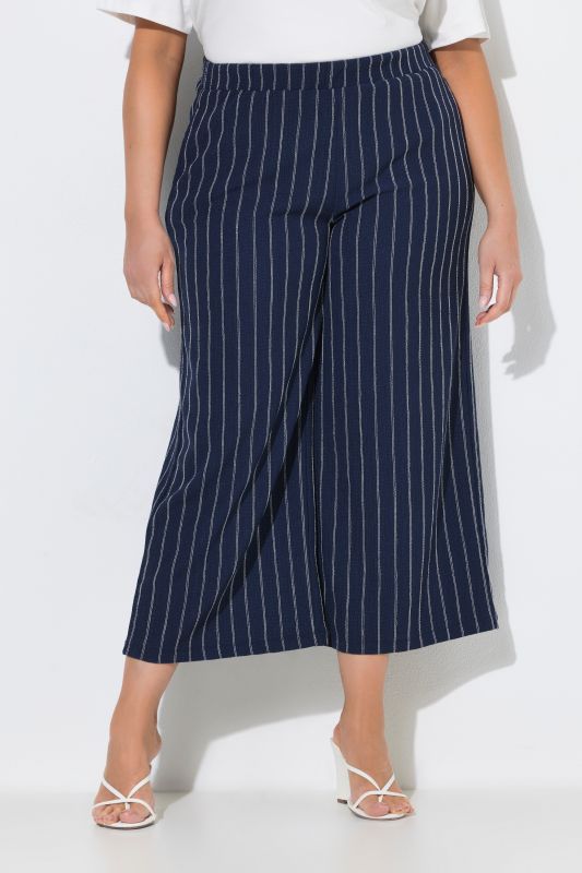Pinstripe Wide Leg Pants