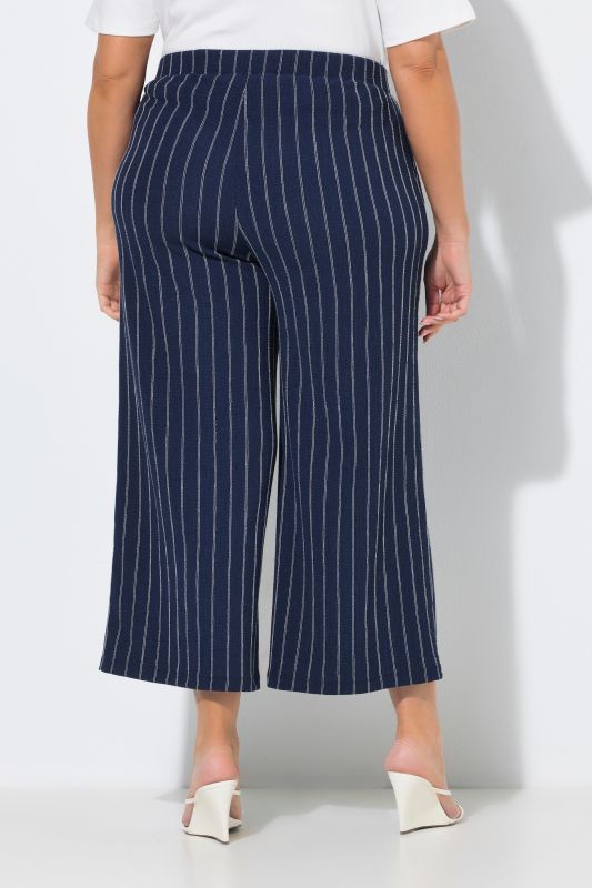 Pinstripe Wide Leg Pants